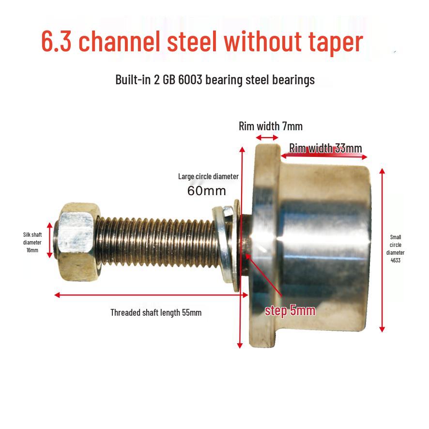 Т-образное одностороннее стальное колесо для гусеницы/грузовой шкив для лифта с конусным номером. 8 и нет. 10 канальный