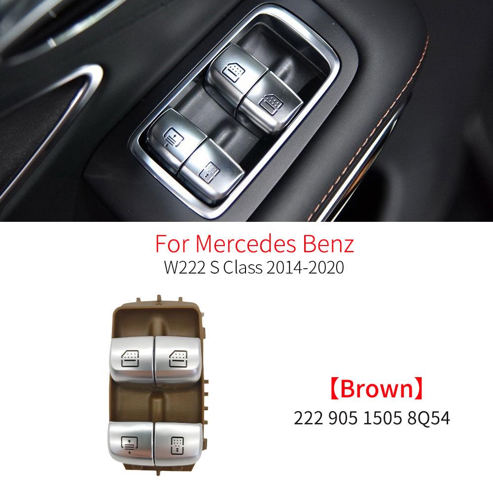 For Mercedes W222 W213 Car Rear Door Electric Power Window Switch Master Accessory For Benz E S Class E260 E300 S350 S400 S500