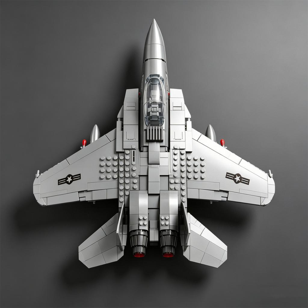 U.S. Air Force F-15 Fighter Assembly Kit: “Eagle” Combat Model—Educational Toy (Military Series)