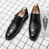 New Business Men's Shoes Casual Pu Leather Formal Shoes Men Black Oxfords Wedding Dress Shoes Classic Monk Shoes Big Size 38-48