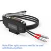 GTRIC Fiber Optic Sensor Amplifier Combo Kit M3 1-2M Cable Coaxial Non-coaxial NA11 Digital Display Optical Photoelectric Switch