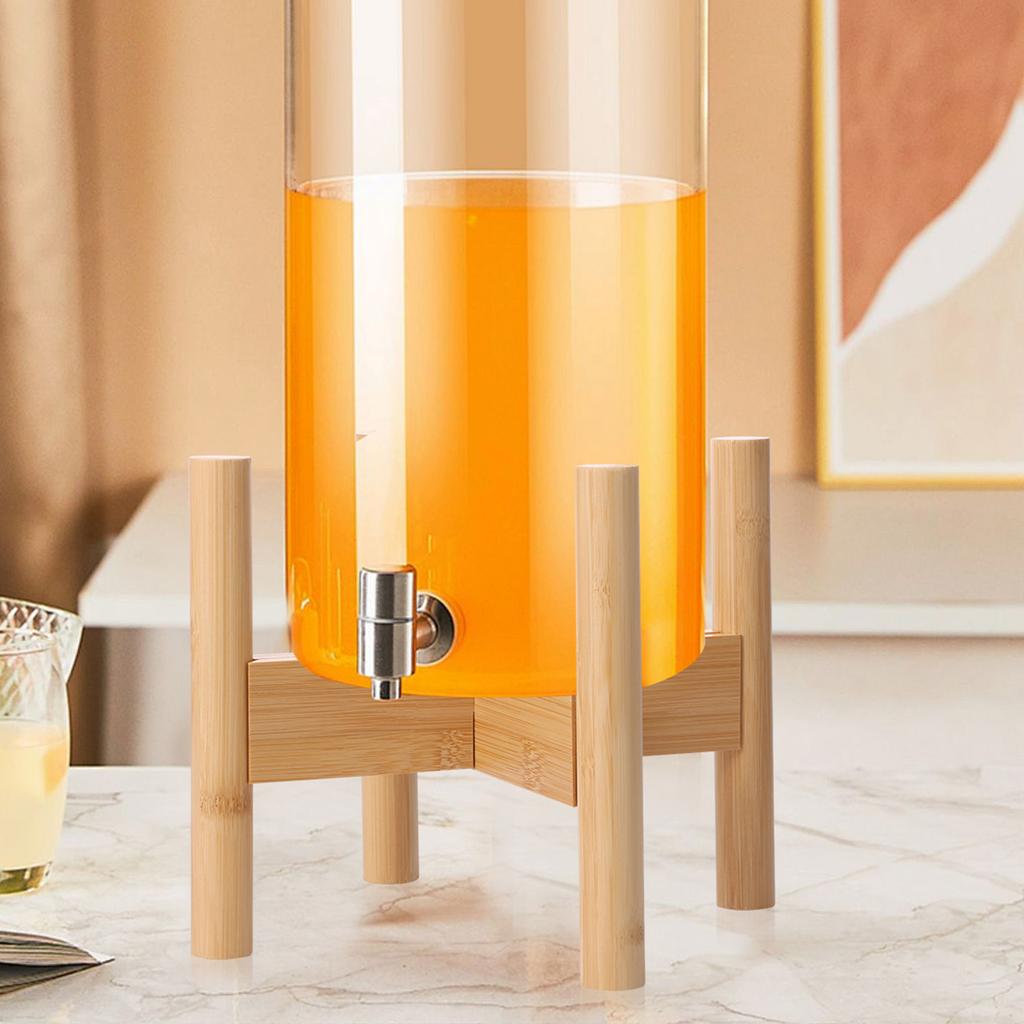 2 шт. Подставка для диспенсера напитков Деревянная Регулируемая Кухонная Настольная Подставка Держатель для Кувшина с Водой для Напитков Подставка для Цветочного Горшка Напольная Подставка для Бонсай