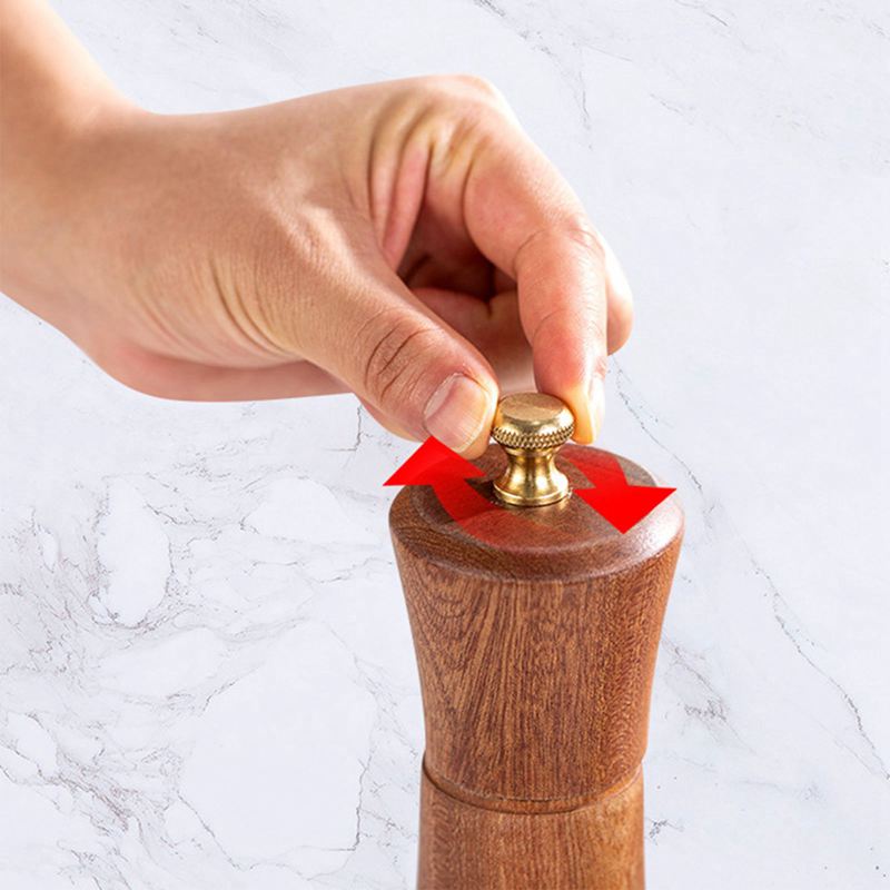 Ручная мельница для перца, деревянная мельница для соли и перца, многоцелевой кухонный инструмент, мельница из цельного дерева для кухни, домашнего хозяйства