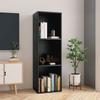 VidaXL Bookcase/TV Stand Black 36 X 30 X 114 Cm Chipboard