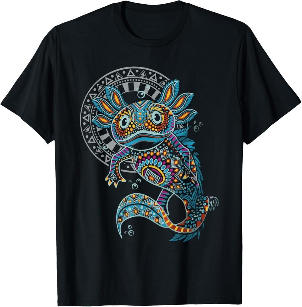 Axolotl Art Aztec Mexico Mexican T-Shirt Unisex T-Shirt