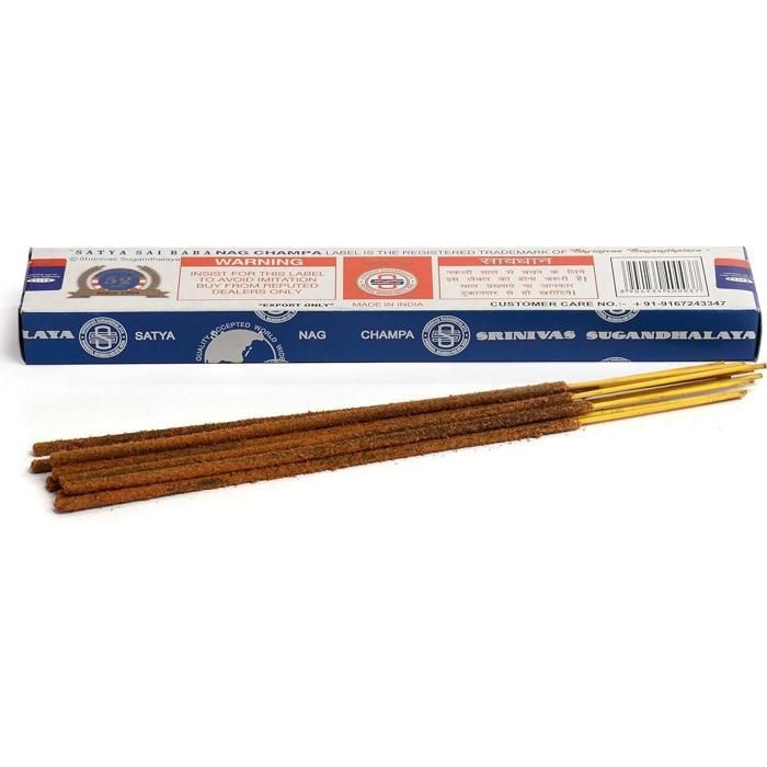Encens - Nag Champa - Argabatti - 15 Grammes - Parfum Apaisant - 15 Bâtonnets