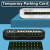 1Pcs New Car Temporary Parking Card Plate Badge Car Styling for Civic Xrv Hrv Crv Brv City Accord Fit Jazz Insight Pilot Passport Stepwgn