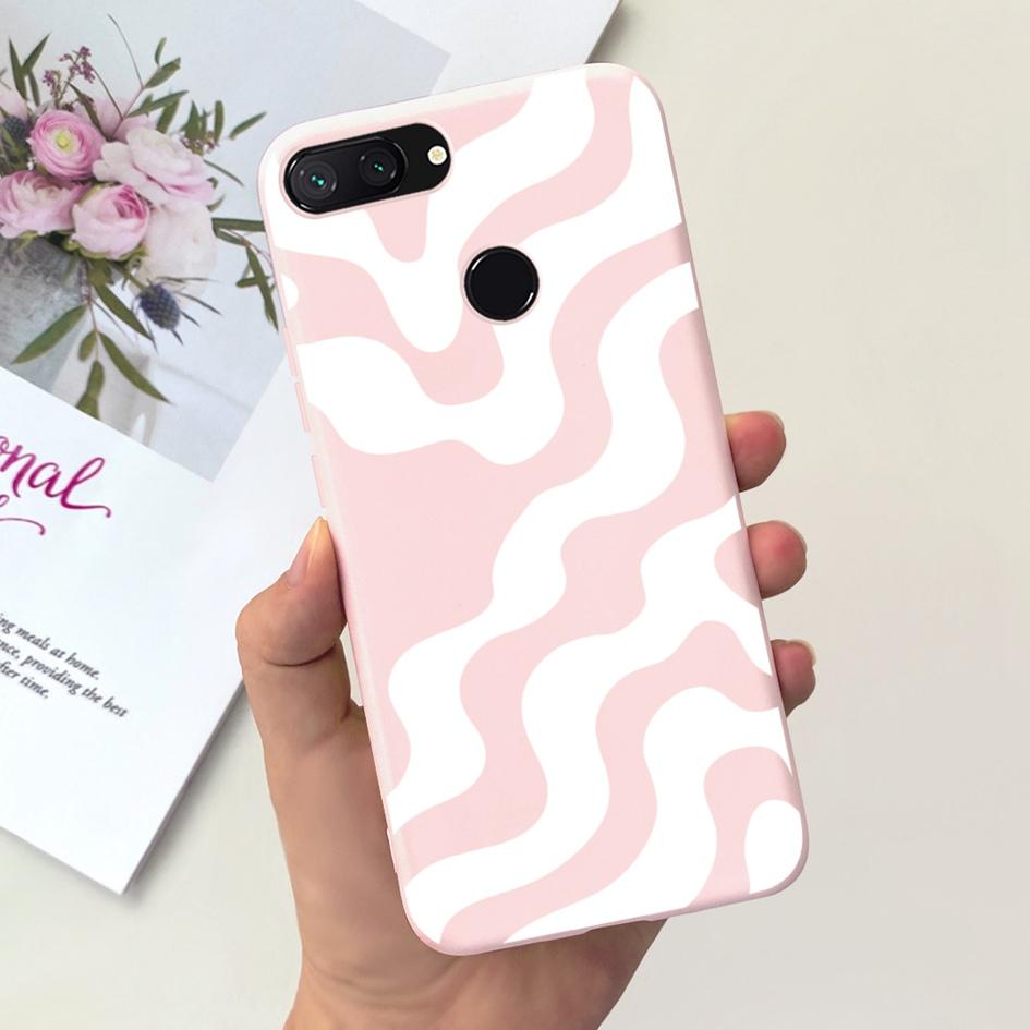 For Xiaomi Mi 8 Lite Case 6.26" Fashion Landscape Girls Bumper Soft Silicone Phone Cover For Xiomi Mi 8 Lite Funda Mi8Lite Pouch
