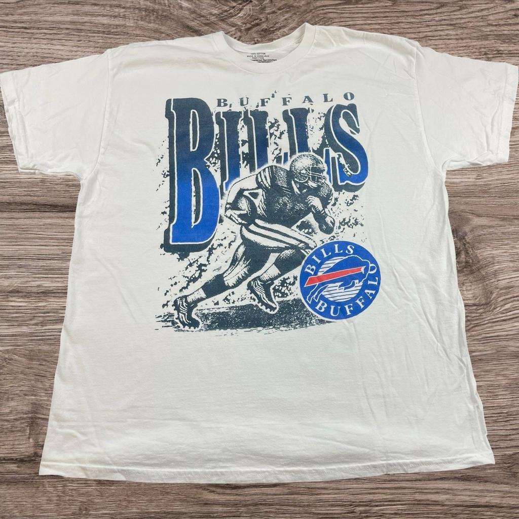 Buffalo Bills / Junk Food Clothing / Графическая футболка для взрослых, размер 2XL, унисекс