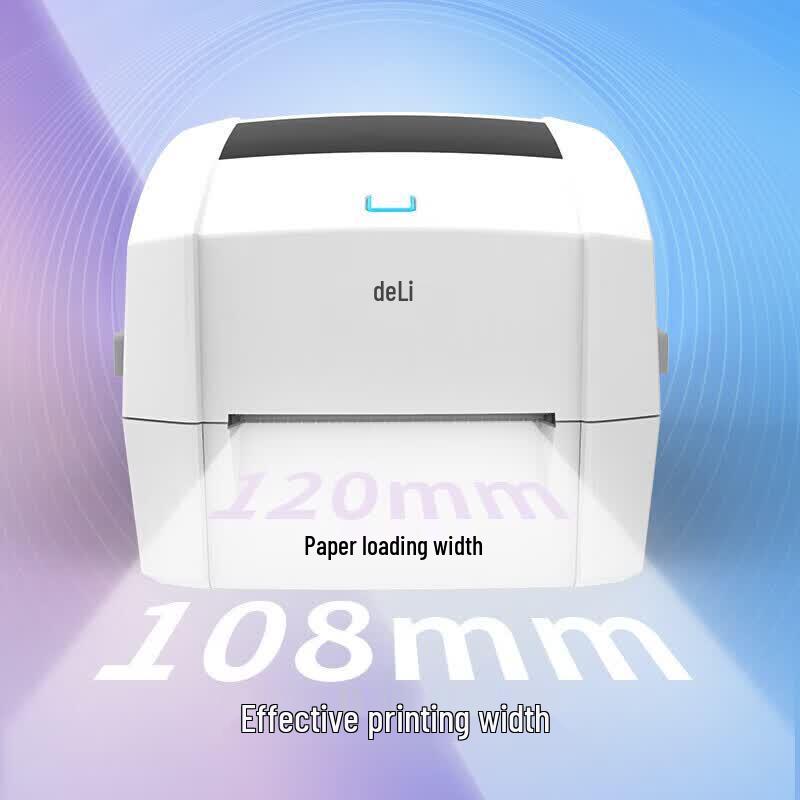 Deli DL-888D 108mm USB Thermal Label Printer