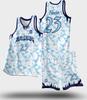 Digital printing basketball jersey set men's and women's game sports jersey training camp team full body printing personalized jersey customization