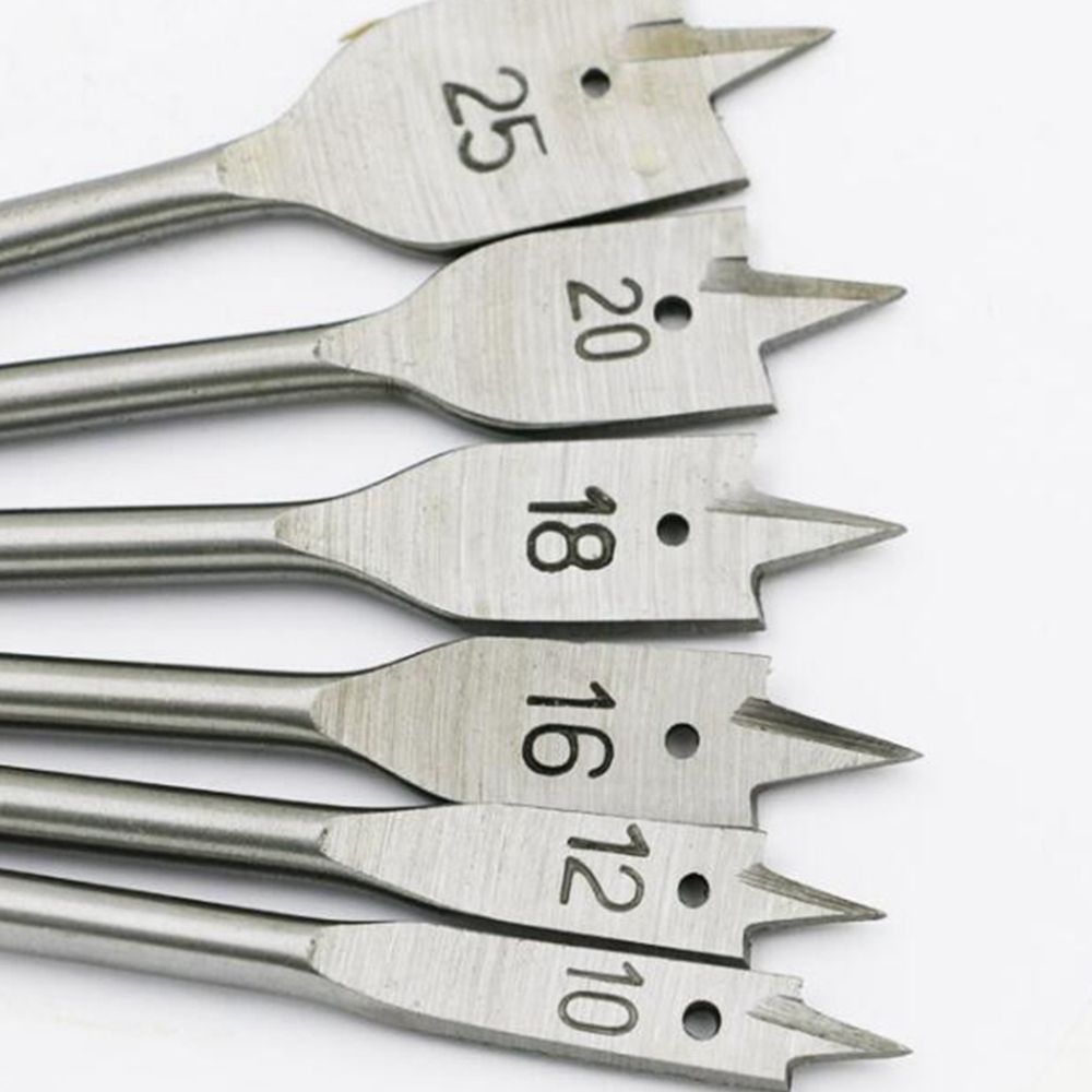 1 шт. Горячая распродажа Титановое покрытие Лопаточное Прочное Плоское Сверло Деревообрабатывающий Инструмент Высокоуглеродистая Сталь Дерево Ручные Сверла