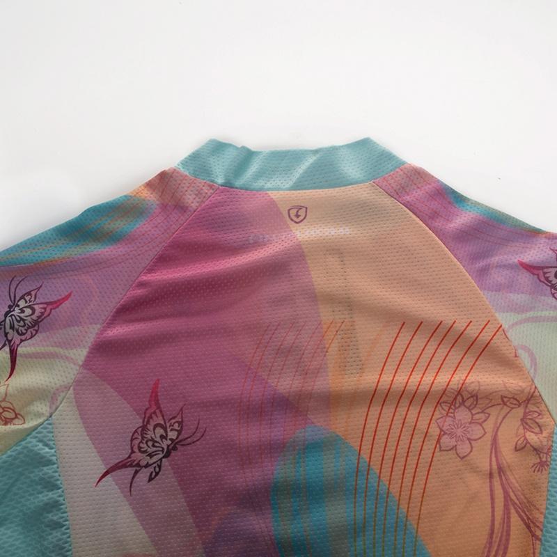 Дышащий летний короткий комплект одежды для езды на велосипеде, женские спортивные трикотажные костюмы