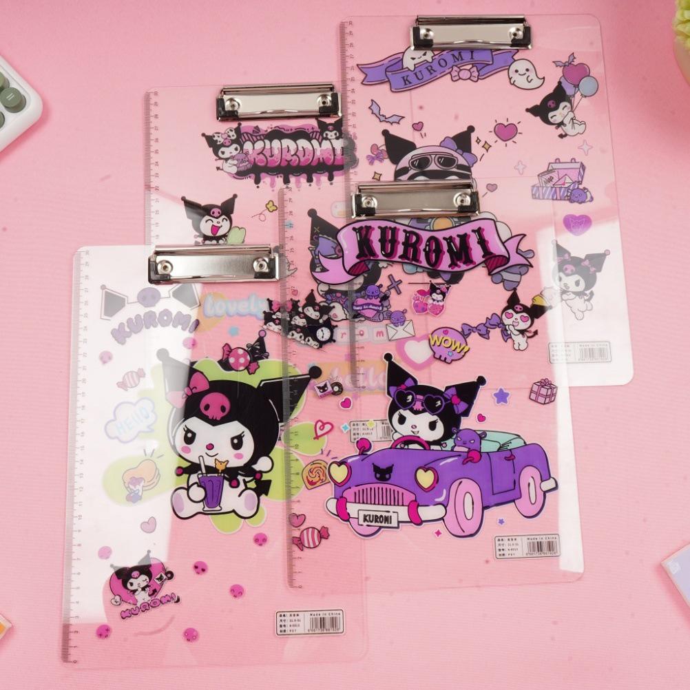 Прозрачная акриловая папка-планшет Sanrio формата А4 - Милая и стильная папка для записей