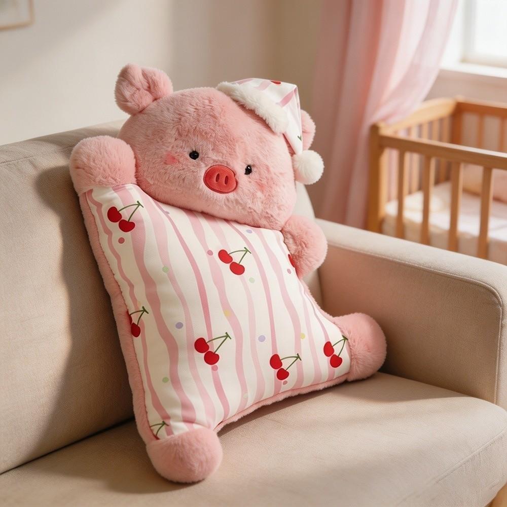 Squishy Cartoon Stuffed Character PP Cotton Filling Sleeping Cushion Pajama Party Decoration
