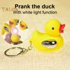 Электрошокер Утка брелок новинка розыгрыш гаджет игрушка маленький электрический сенсорный брелок для любителей шуток веселый трюк подарок