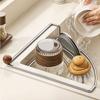 Anti-rust Sink Corner Rack Stainless Steel Sink Drain Shelf Dishcloth Sponge Stand  Kitchen Use