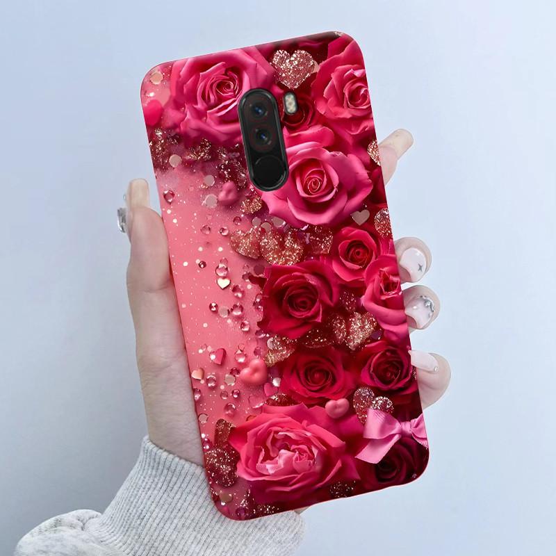 For Pocophone F1 Case Cute Cartoon Panda TPU Soft Silicone Phone Case For Xiaomi Pocophone F1 Back Cover PocoF1 Poco F 1 Fundas