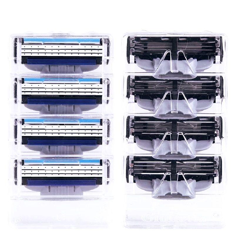 Ручка с 4-мя лезвиями в наборе для бритья