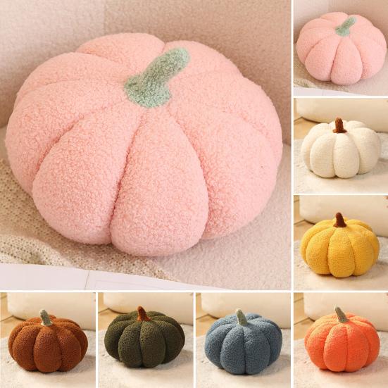 Pumpkin Pillow Plush Soft Handmade PP Cotton Stuffed Pumpkin Throw