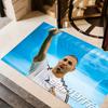 Karim Benzema's Cosmic Celebration Floor Rug Office Rug Perfect for Foyer Game Room Bedrooms Kitchen Anti-slip Rug Office home decor