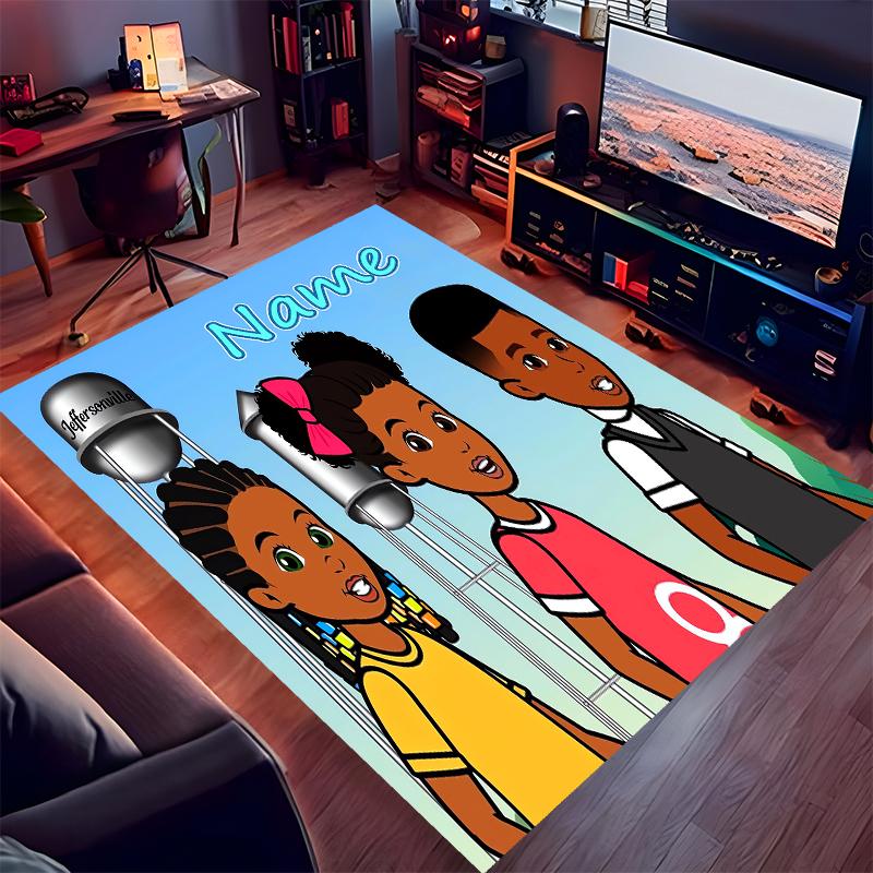 Custom personalization Gracies Corner Print Area Rug - Soft, Washable Non-Slip Indoor Mat,Living Room,Home&Office Decorative Rug