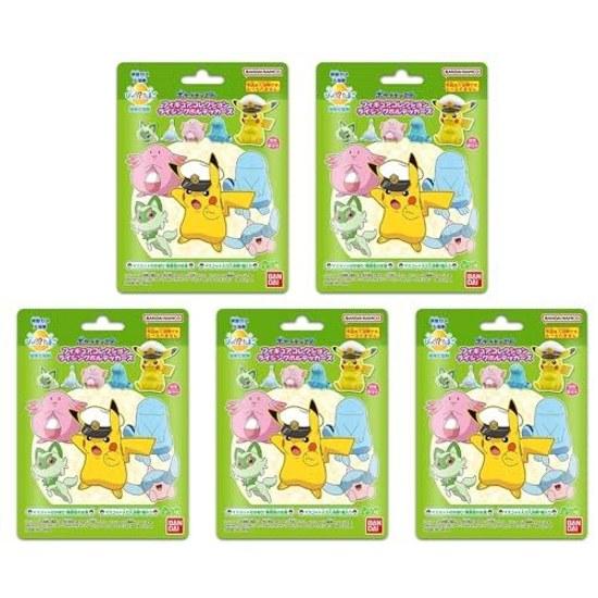5-piece set Bikkura Tamago Pocket Monster Figure Collection Rising Volt Tacklers Bath Ball Carbonated Agent Pokemon