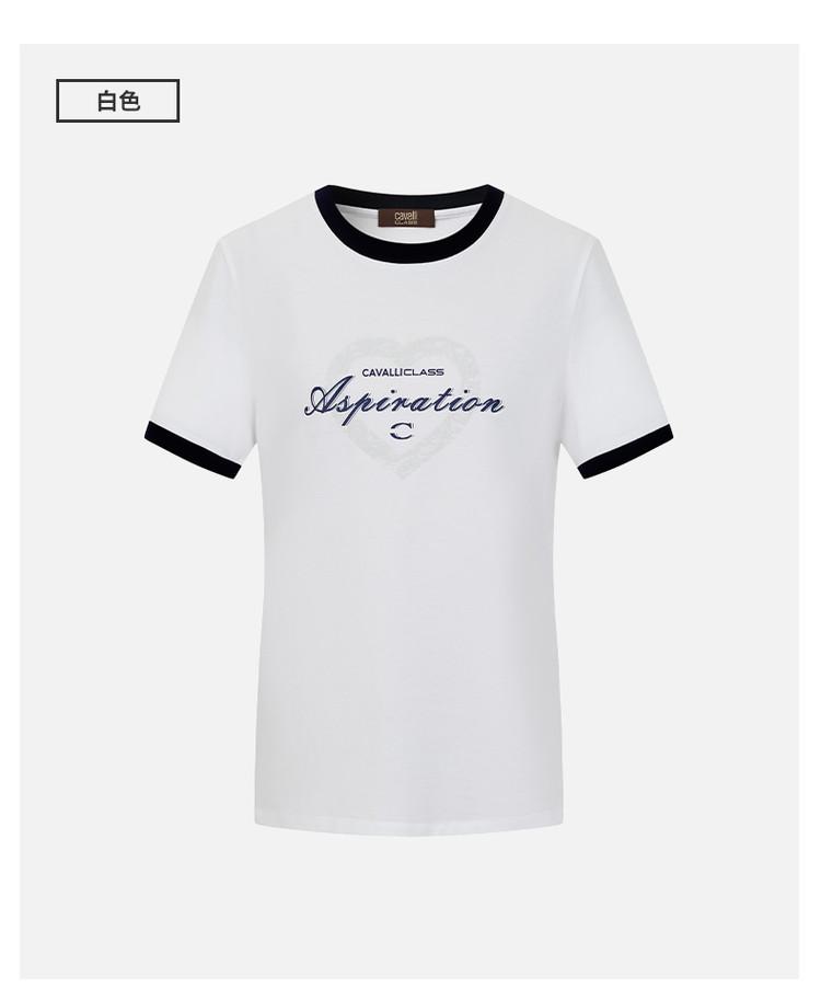 Spring/Summer Word Fashion Love Pattern Women's Short-sleeved T-shirt