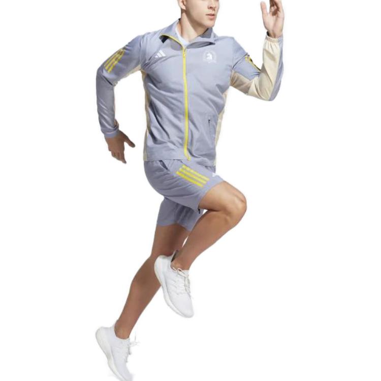 adidas Куртка Бостонского марафона Мужская Фиолетовая HY0263