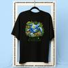 Celebrate Earth 2026 EcoFriendly Turtle Nature Conservation Women Unisex Casual cotton printed t shirts Adult Oneck summer