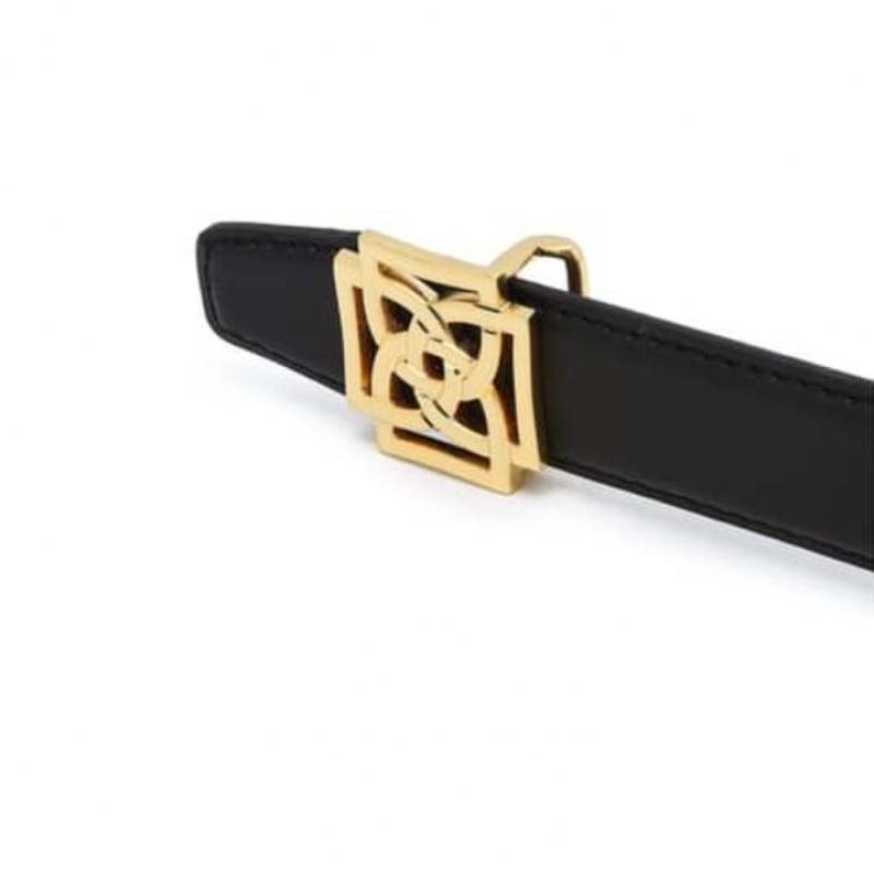 DakS Black 4d Gold Buckle Hook Leather Women S Belt Dbbe6e778bk