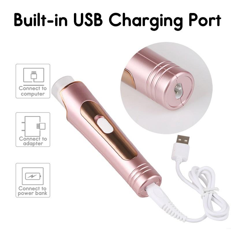 Профессиональный 5 в 1 Полировщик Маникюр Зарядка через USB Красота DC5V Электрический Баффер для Ногтей