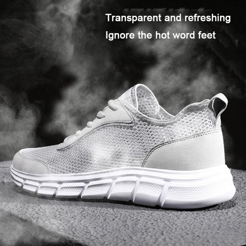 Outdoor Breathable Mesh Black Running Shoes Athletic Jogging Tennis Shoes Men Casual Sport Shoes Light Sneakers for Men