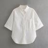 Women's Kaslead Fashion Style Imitation Linen Shorts Tops