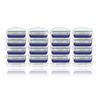 Benrii Gillette Compatible Fusion 5+1 Replacement Blade Fusion Razor Shaving Razor Replacement Blade Replacement Blade  Blue   16