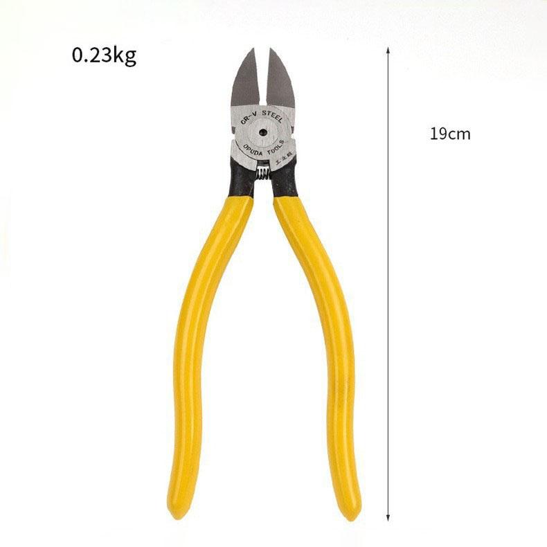 Japanese Thin Blade Flush Cut Pliers Electrician Scissors Mini Diagonal Pliers for Copper Aluminum Wire Model Tools
