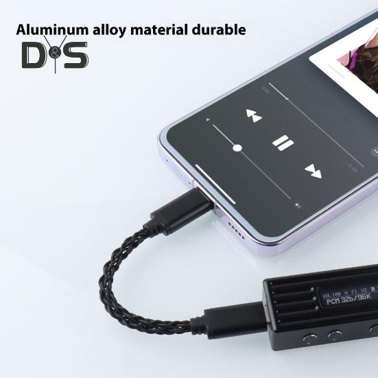 Кабель-адаптер Type-C - Type-C, стабильное соединение, не требуются драйверы, Plug-Play, универсальный усилитель для наушников, радиокабель