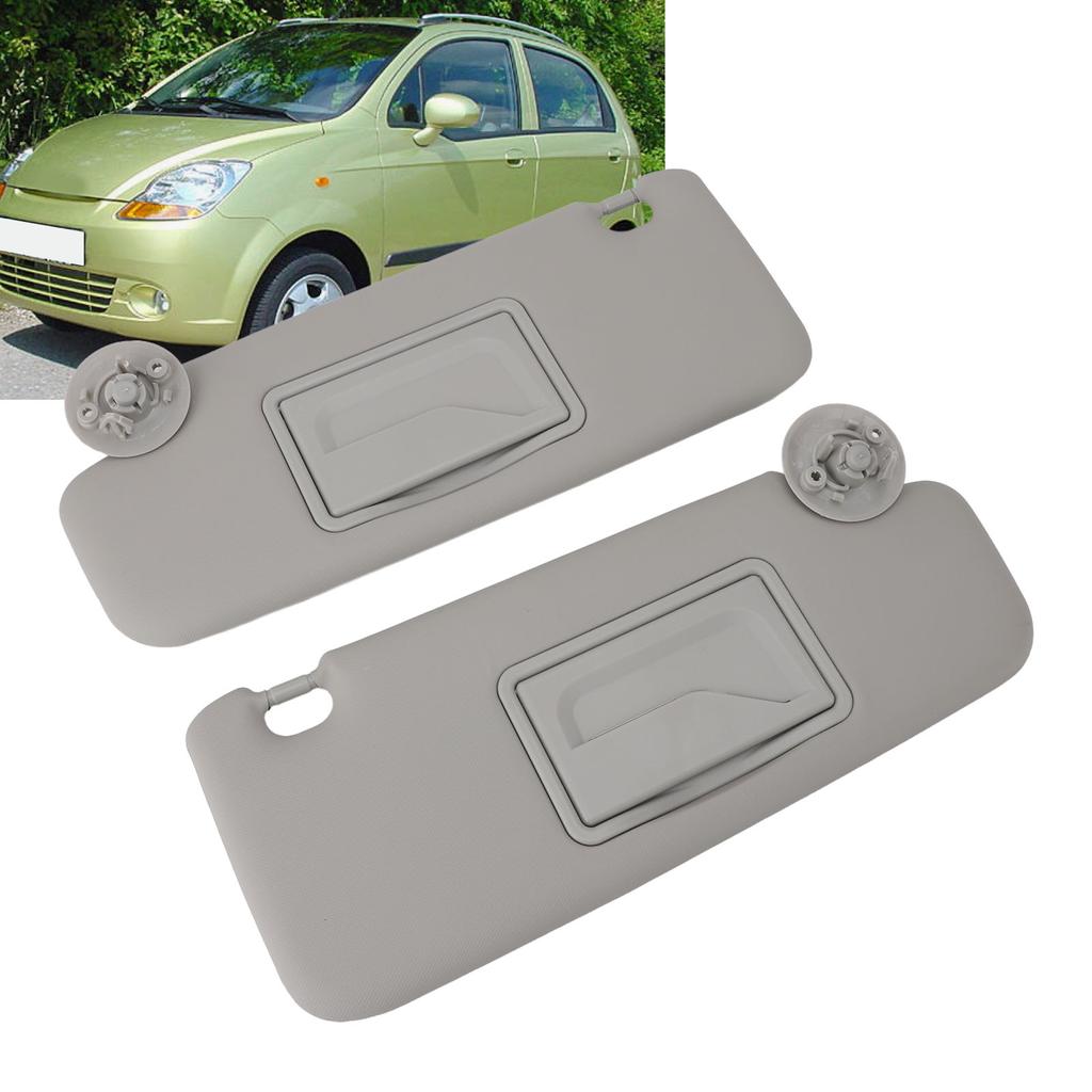 1 пара автомобильных солнцезащитных козырьков с УФ-защитой, серый левый и правый солнцезащитный козырек с зеркалом для SONIC 2012-2020 гг.