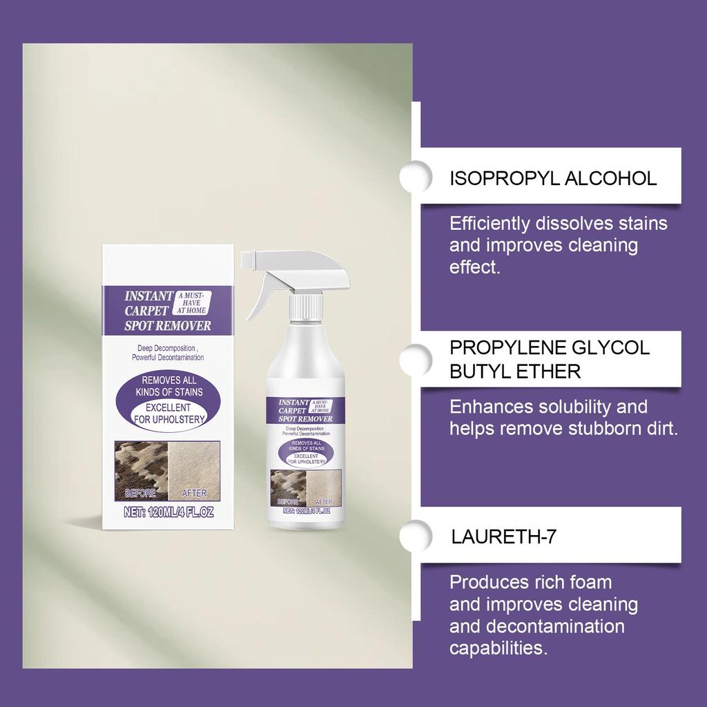 Carpet Stain Remover Coffee Stain Oil Stain Stubborn Stain Cleaner120ml