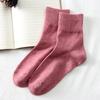 Cotton Knitting Women Socks Japanese Fashion Solid Color Long Socks Women Autumn Winter Harajuku Streetwear Vintage Socks