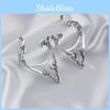 Ангел Стильные Летние Клипсы на Уши Крылья Элегантные Геометрические Серьги Женские Для