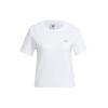 Originals Trefoil Solid Logo Print Short Sleeve T-Shirt Women Tops White HS9517