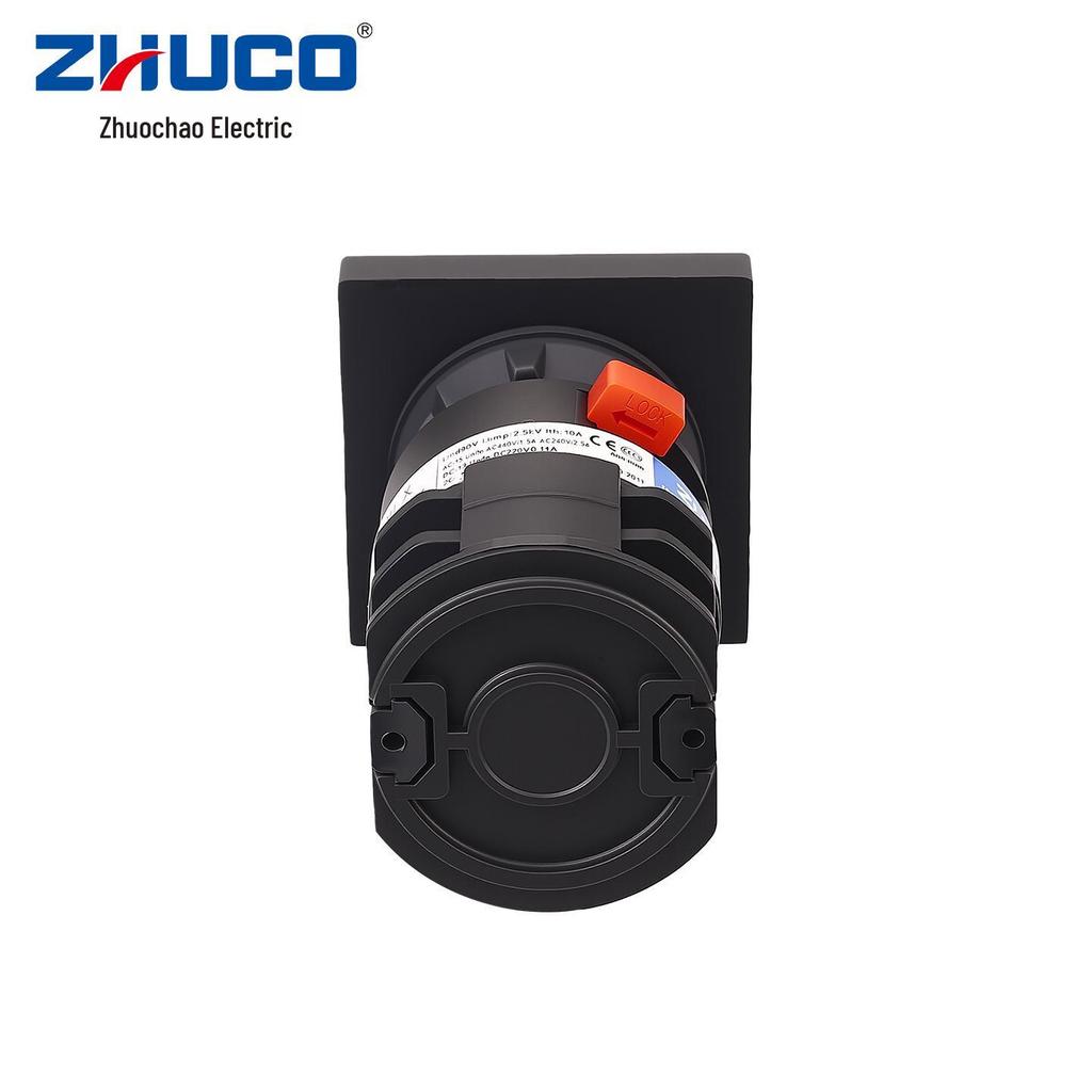 Zhuochao LW8-10C/D202.2Y Трехскоростной двухпозиционный однополюсный поворотный переключатель с ключом