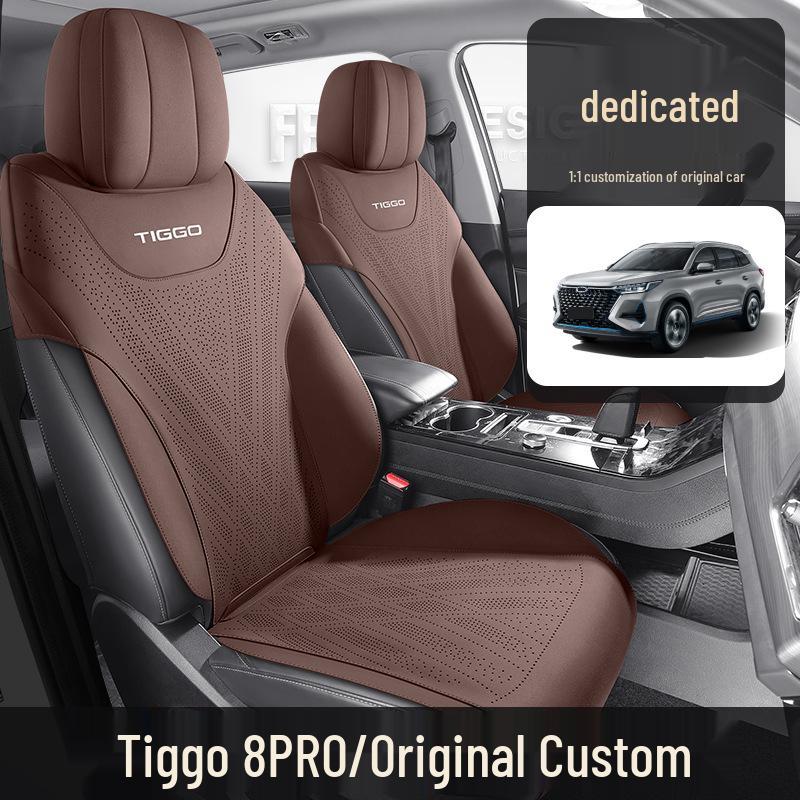 Универсальная полузакрытая подушка на сиденье автомобиля для Tiggo 8 - Подходит для 5- и 7-местных автомобилей, Комфорт в любое время года