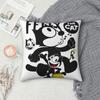 Vintage Felix The Cat Cartoon Square Pillowcase Cushion Cover Pillow Case Throw Pillow Cover for Home Bedroom Car