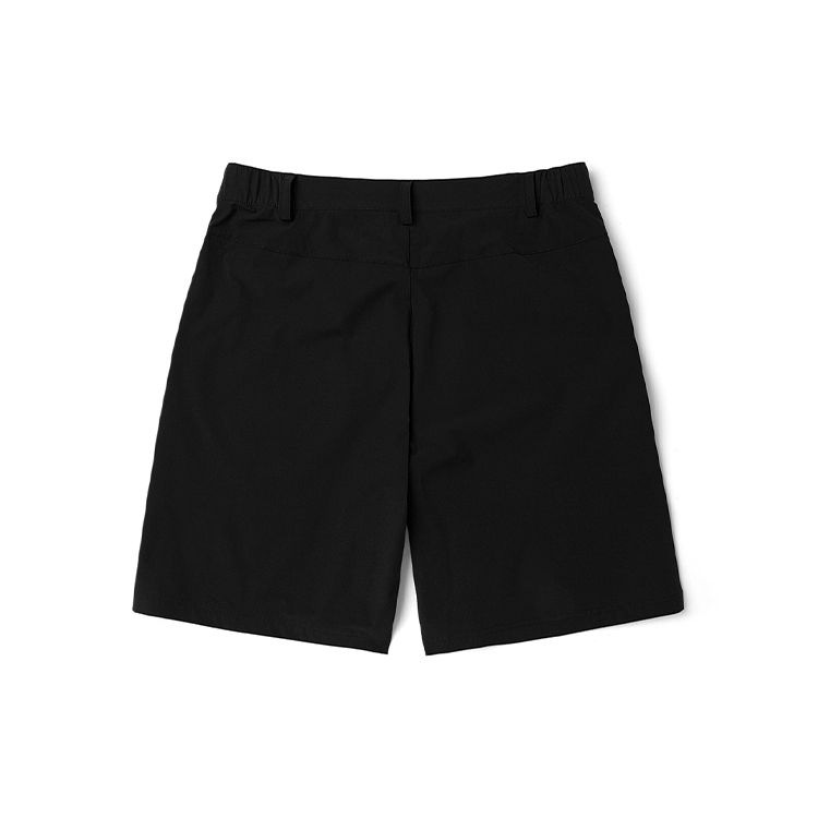 Kappa Серия Essentials Однотонные Универсальные Спортивные Повседневные Пятиточечные Шорты Мужские шорты Черный K0C32DY06