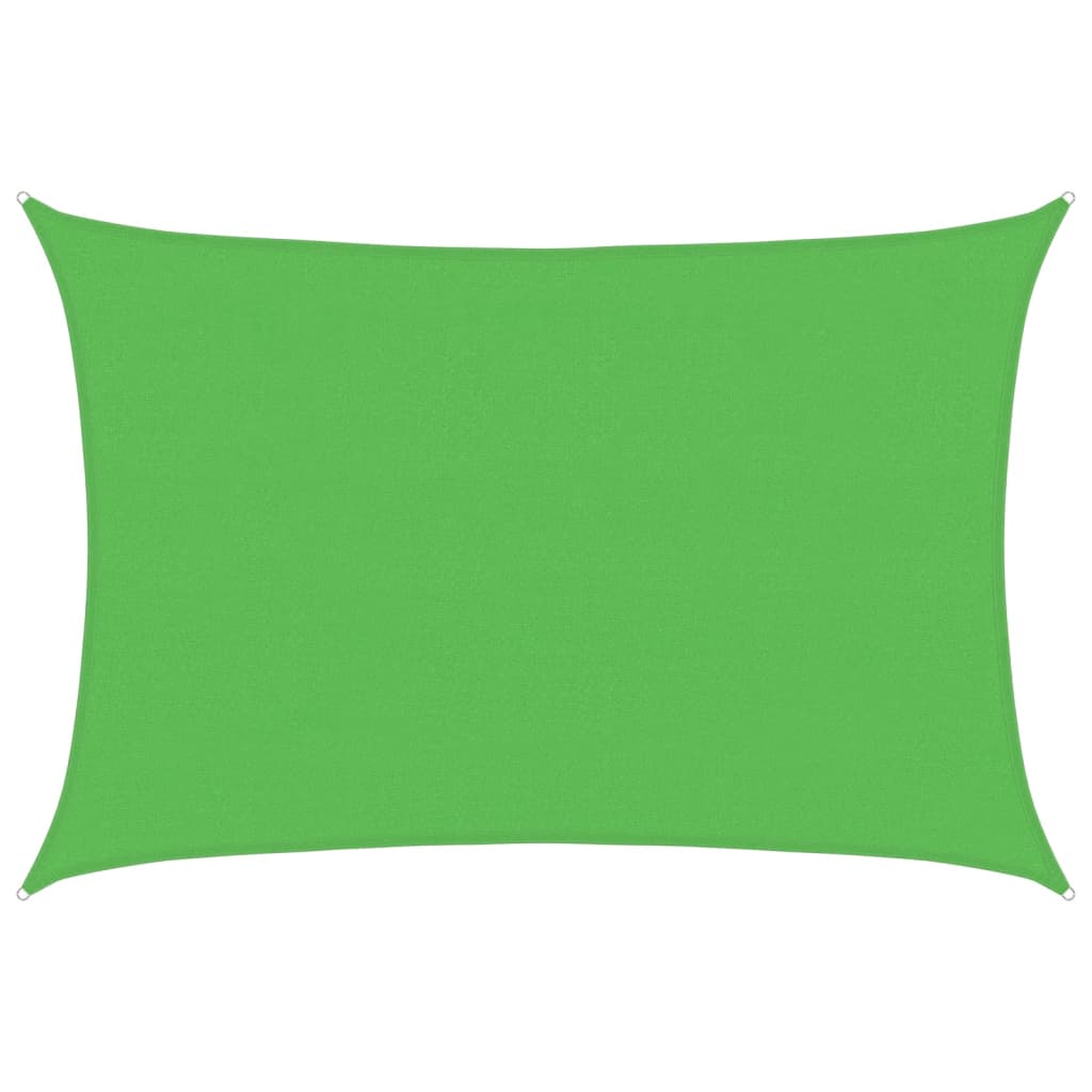 Żagiel Przeciwsłoneczny, 160 G/M², Jasnozielony, 4X6 M, Hdpe
