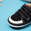 Spring and Autumn New 0-12 Months Baby Double Lap Belt Soft Step Bottom Non-slip Toddler Shoes Baby Shoes