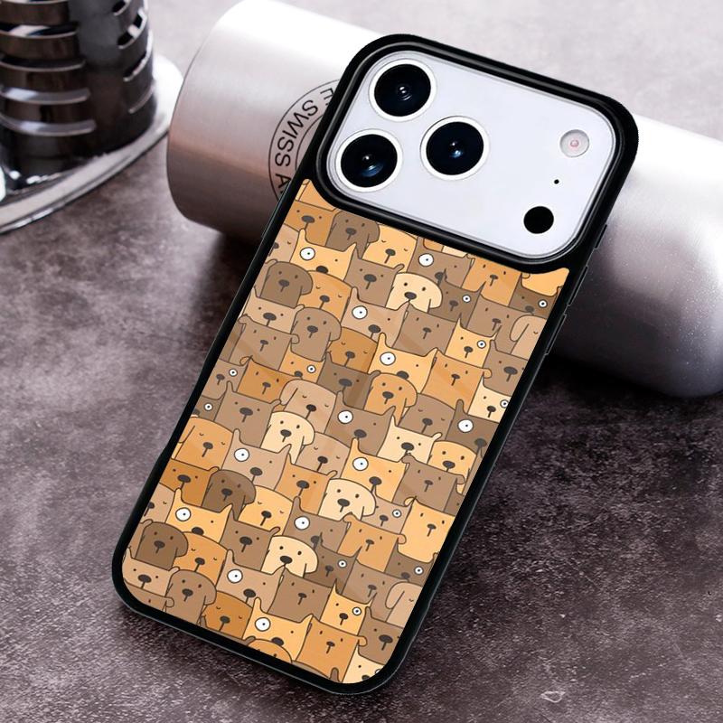 Мультяшное животное Собака Кошка Свинья Чехол для телефона Для iPhone 17 16 15 14 13 12 11 Pro Max Plus 17Air Мягкий силиконовый чехол