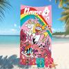 Customizable personalized beach towels Dexter's Laboratory themed designs.Suitable for the beach, yoga, sports;ideal as beach accessories